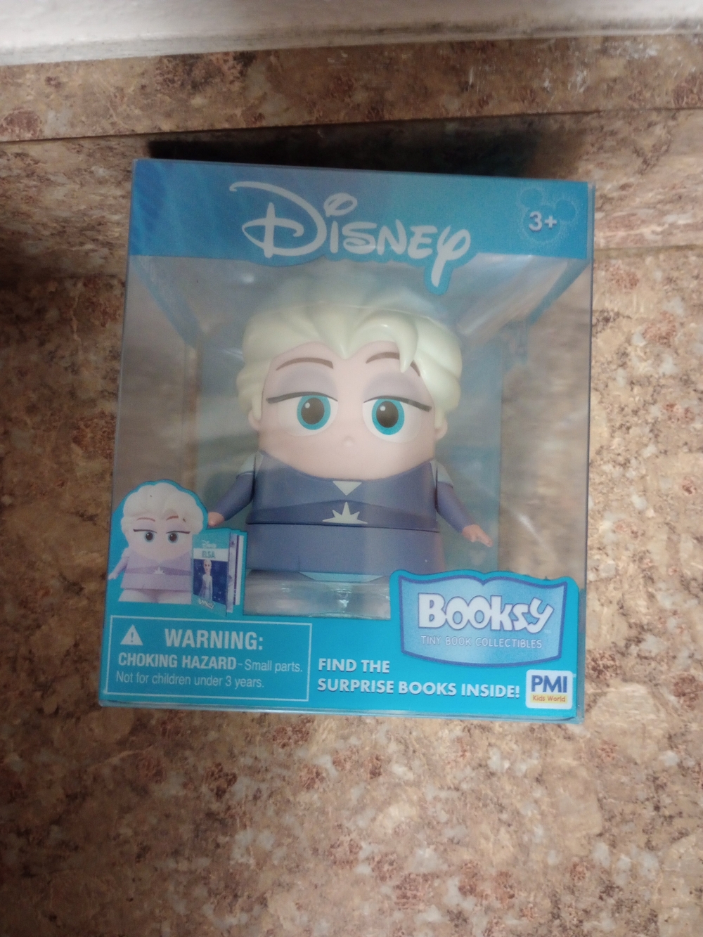Disney Elsa Booksy Collectible Figure - Light Blue and White